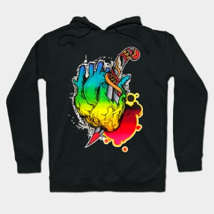 Neon Heart Hoodie